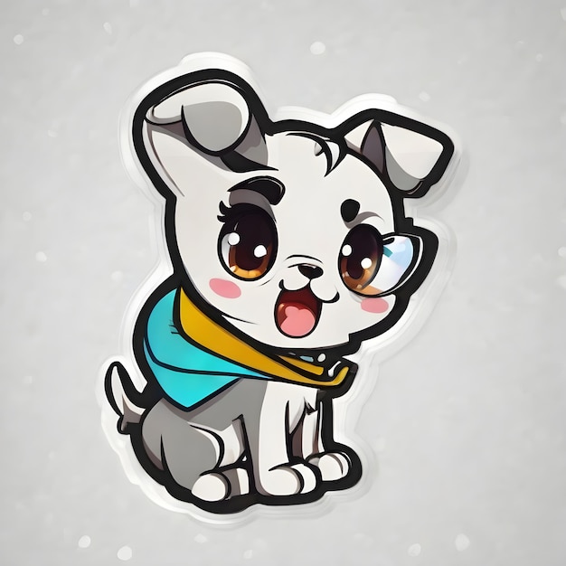 Photo cute cartoon icon background