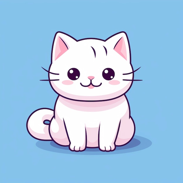 Cute cartoon kat