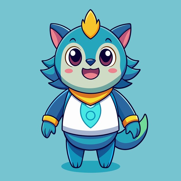 Cute Cartoon Mascot Illustration Style