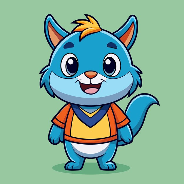 Cute Cartoon Mascot Illustration Style