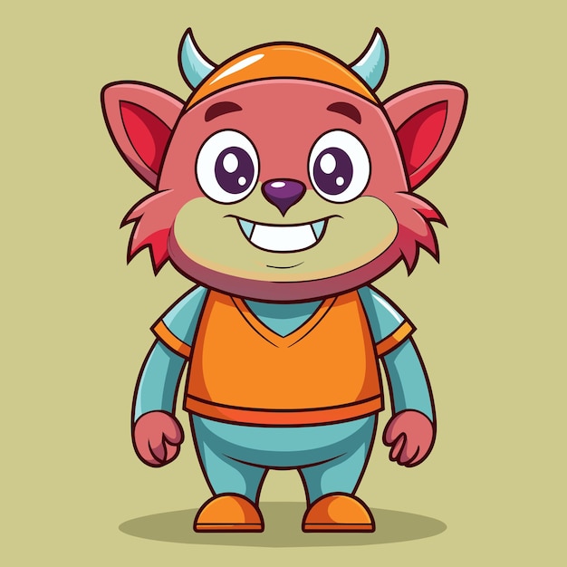 Cute Cartoon Mascot Illustration Style