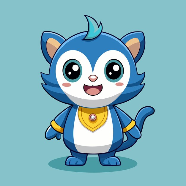 Cute Cartoon Mascot Illustration Style