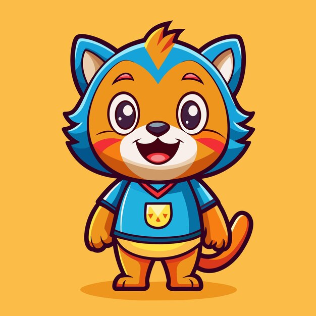 Cute Cartoon Mascot Illustration Style