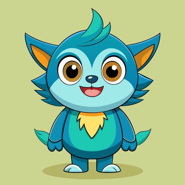 Cute Cartoon Mascot Illustration Style