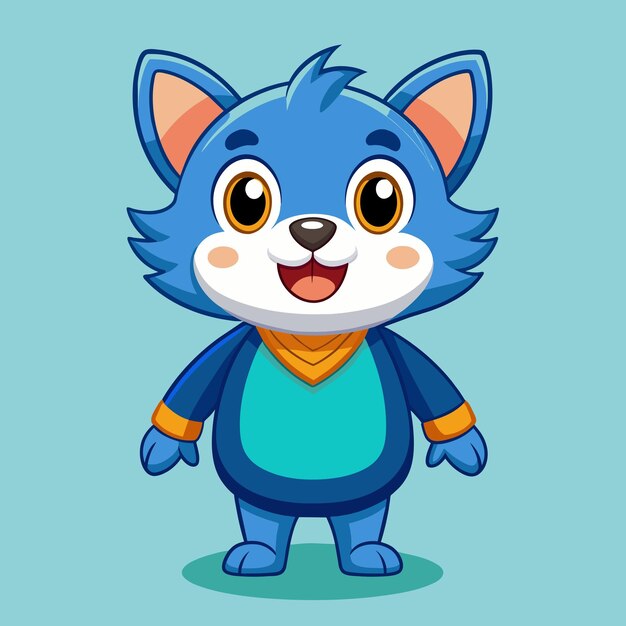 Cute Cartoon Mascot Illustration Style