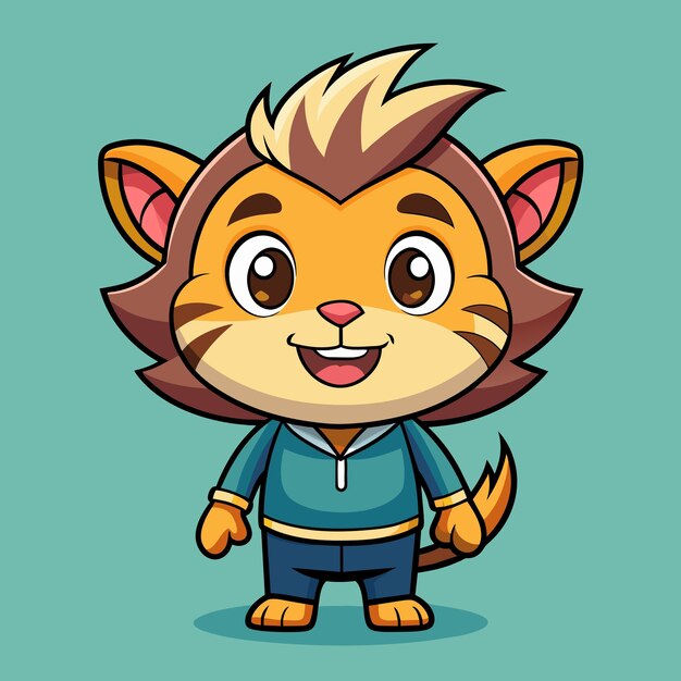 Cute Cartoon Mascot Illustration Style