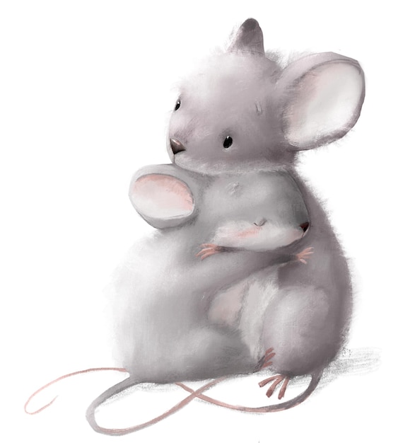 Cute cartoon mouse characters