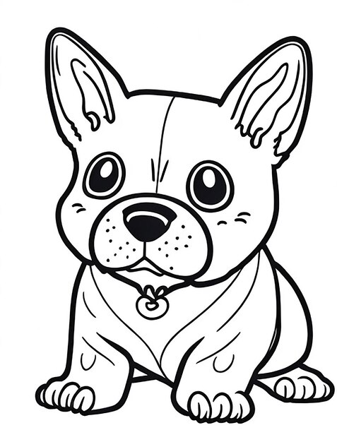 Cute Cartoon puppy and dog Illustraton