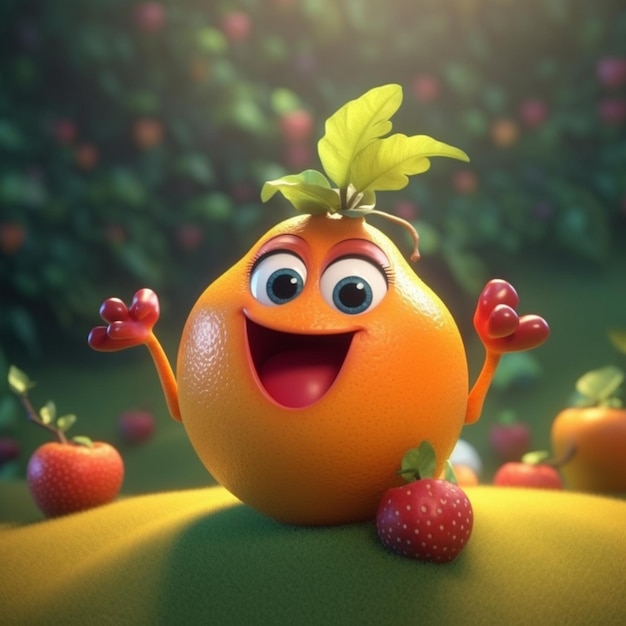 Cute cartoon various fruit17