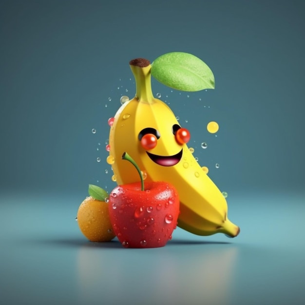 Cute cartoon various fruit5