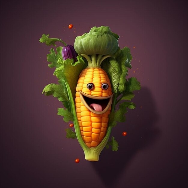 Cute cartoon various vegetables14