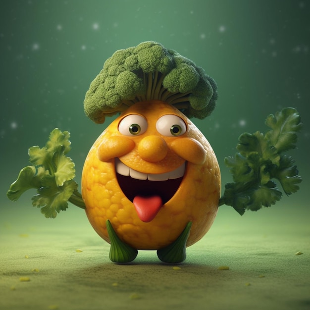 Cute cartoon various vegetables5