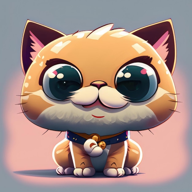 A cute cat character