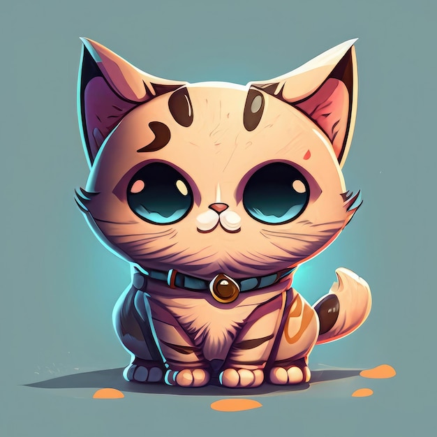 A cute cat character