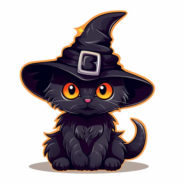 Photo cute cat clipart halloweens