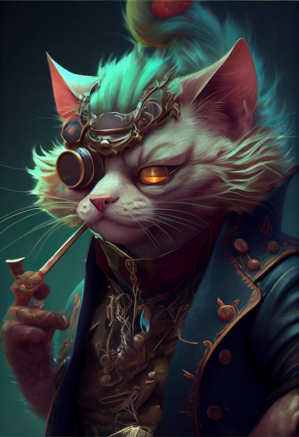 cute cat gangster