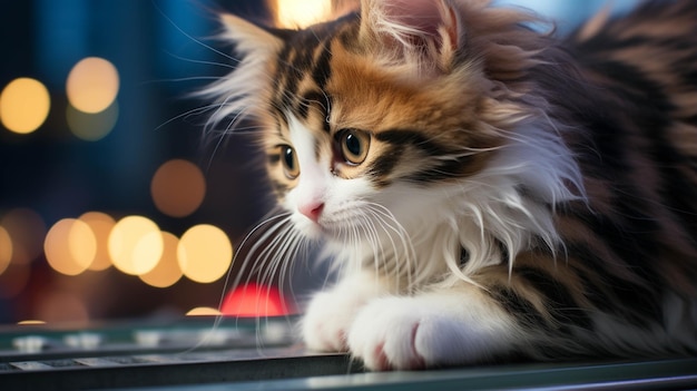 cute cat HD wallpaper photographic image