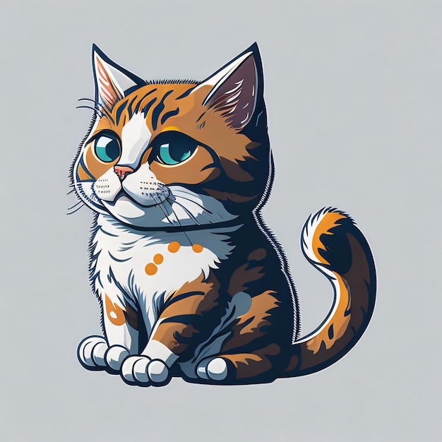 Cute Cat Sticker 6
