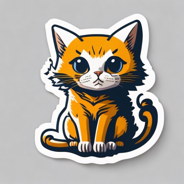 Cute Cat Sticker 7