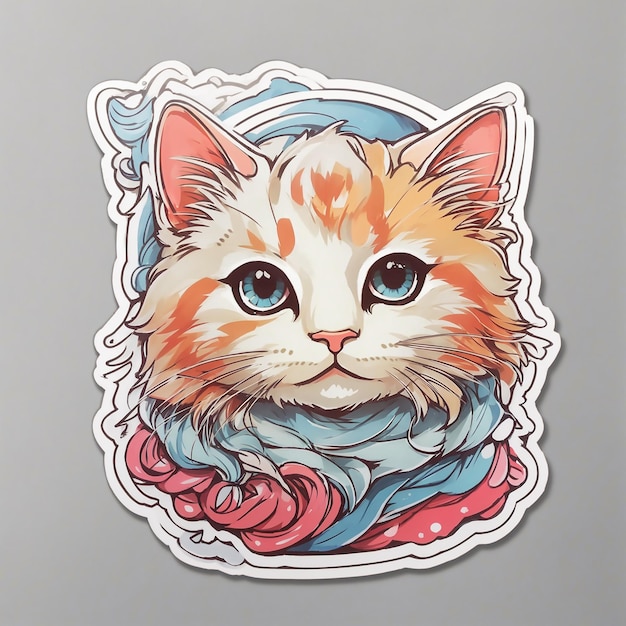 cute cat sticker