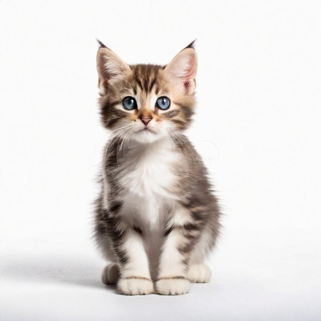 Photo cute cat studio photography