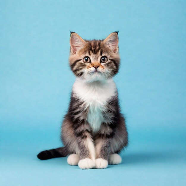 Photo cute cat studio photography