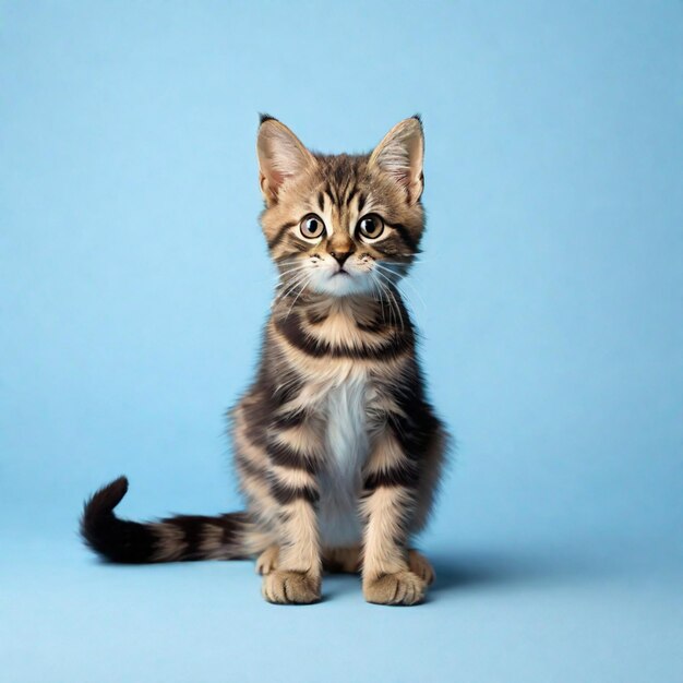 Photo cute cat studio photography