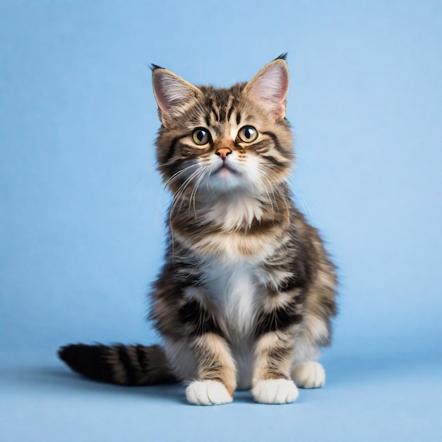 Photo cute cat studio photography