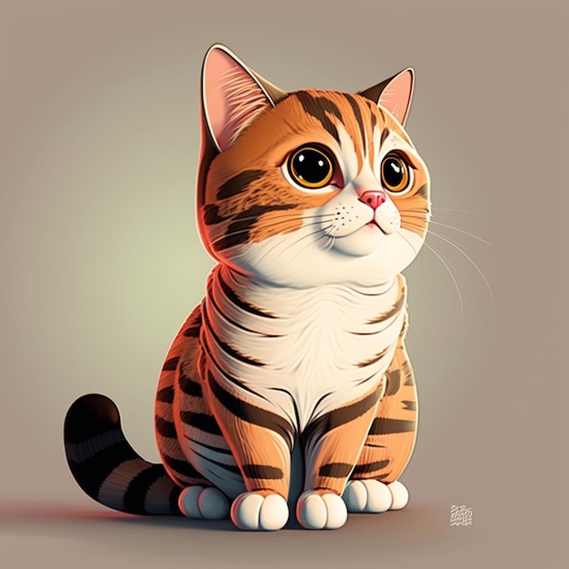 Cute Cat vector illustration