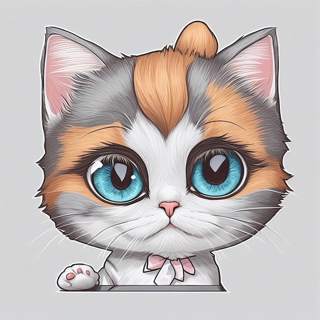 cute cat vector illustration