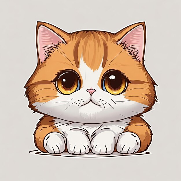 cute cat vector illustration