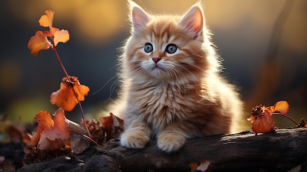 cute cat with nice clean background