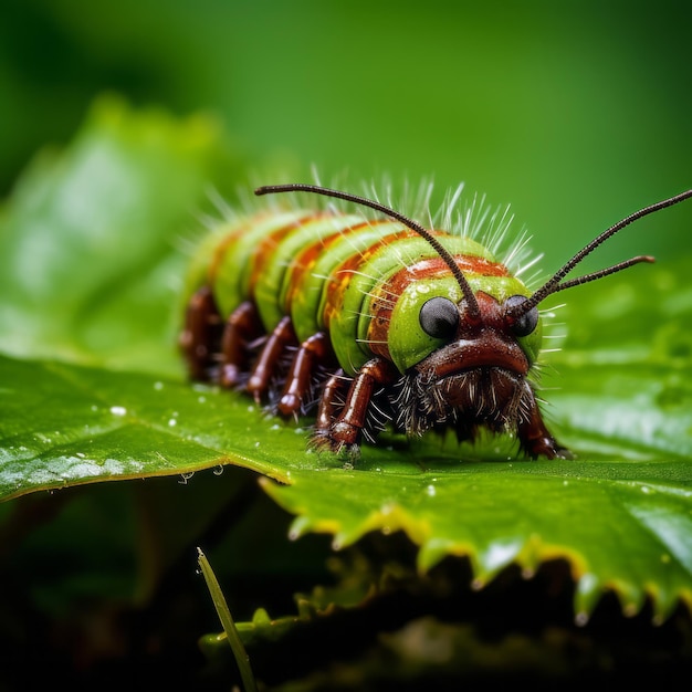 Cute Caterpillar CloseUp
