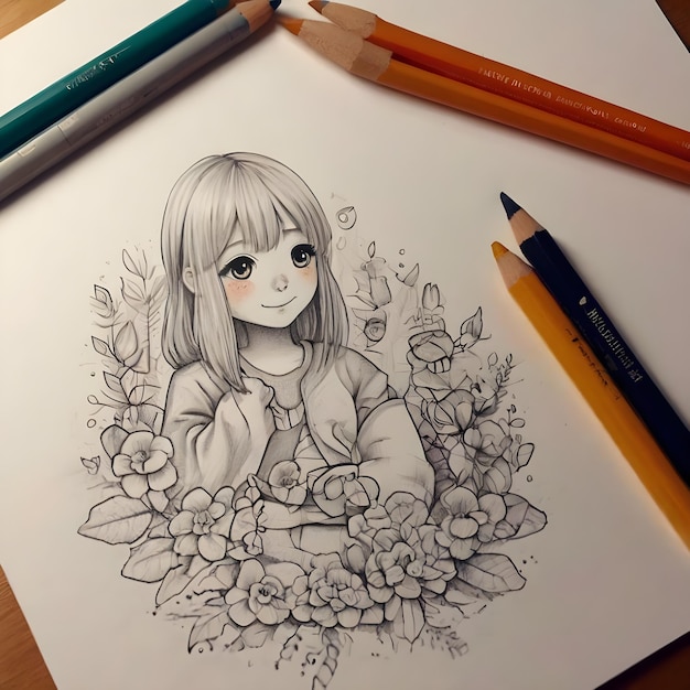 Cute Character Drawings Whimsical Art for Creative Projects