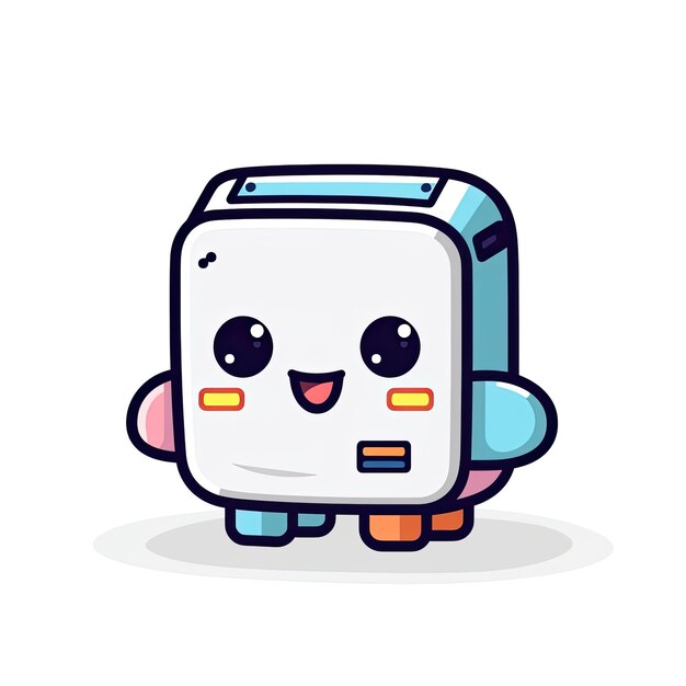 Photo cute character vector