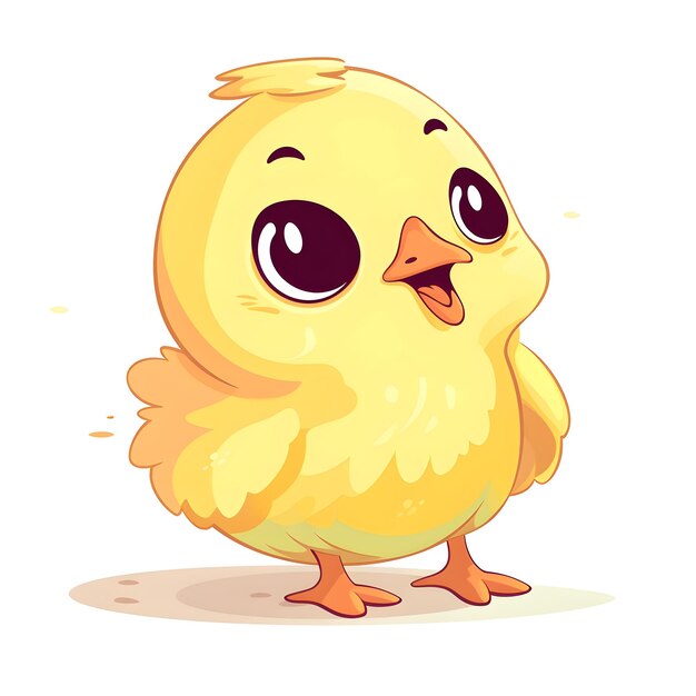 Cute chick illustration