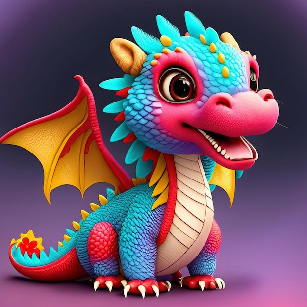 Cute Chinese Dragon