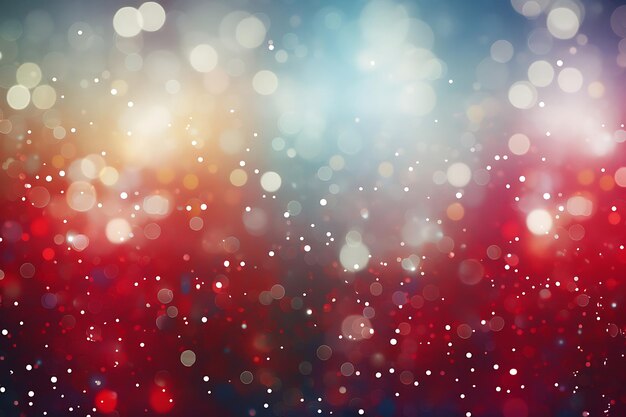 Photo cute christmas background with bokeh