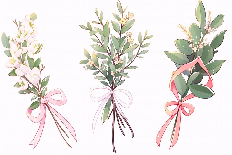 Cute Christmas Delights Watercolor Clip Art for a Feminine Touch