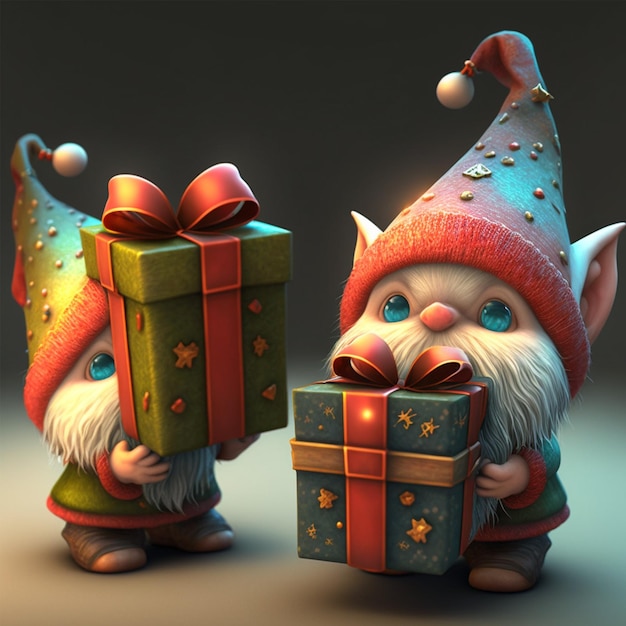 Cute Christmas Gnomes