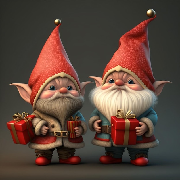 Cute Christmas Gnomes