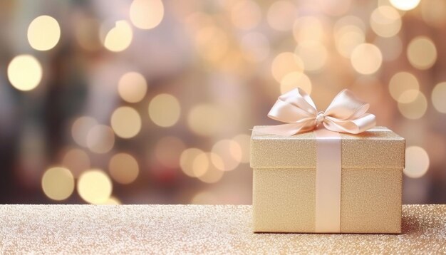 Cute Christmas and New Year Gifts Background