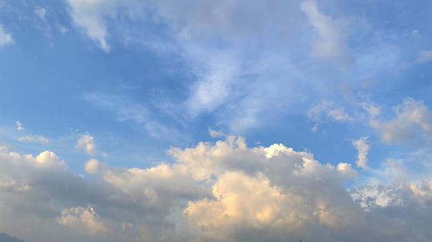 Cute cloudscape amazing background