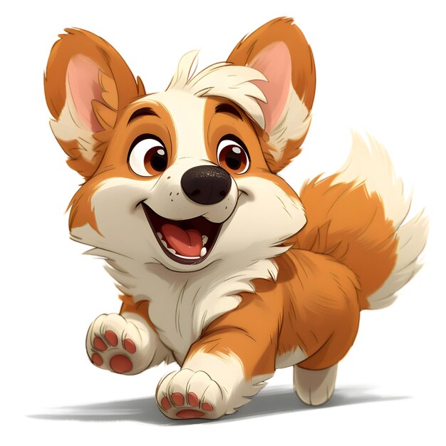 Cute Coco the Corgi Vector image Clipart