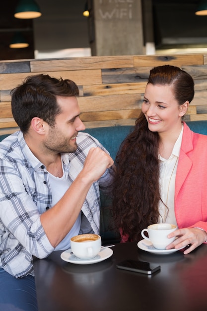 Cute couple on a date