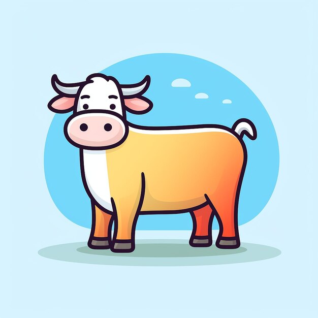 Photo cute cow clipart