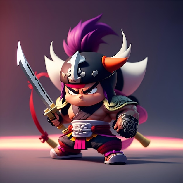 cute crazy warrior for design works project decor wallart wallpaper class classroom nursery