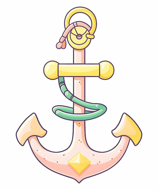 Photo cute cruise anchor