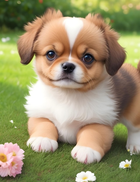 Photo cute dog photo