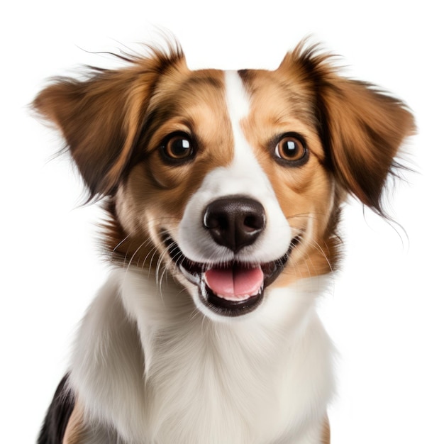 かわいい犬の肖像画を分離 イラストAI GenerativexA